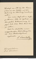 Nachlass Franz Steindachner, Brief von Josef Szombathy an Franz Steindachner (25.05.1908), Inv.Nr. 534.13, Seite 3